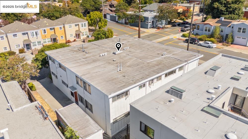 1728 Curtis Street Berkeley, CA 94702 - Photo 19 of 21 an aerial view of a house with swimming pool