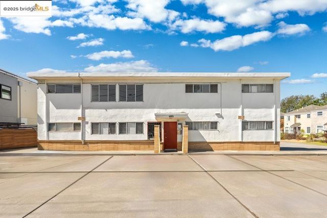 a view of a building with a outdoor space