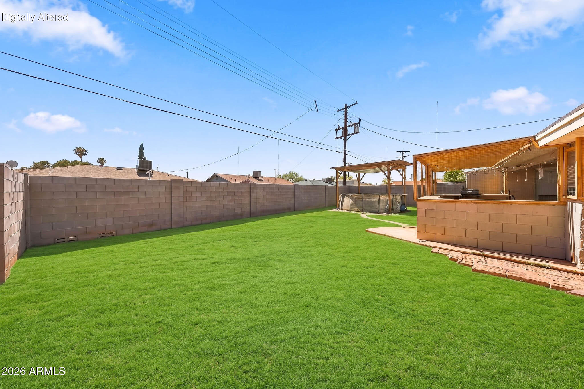 2809 West Lawrence Road Phoenix, AZ 85017 - Photo 37 of 37 Backyard - Virtually Enhanced