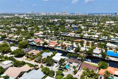 an aerial view of a city with lots of residential buildings