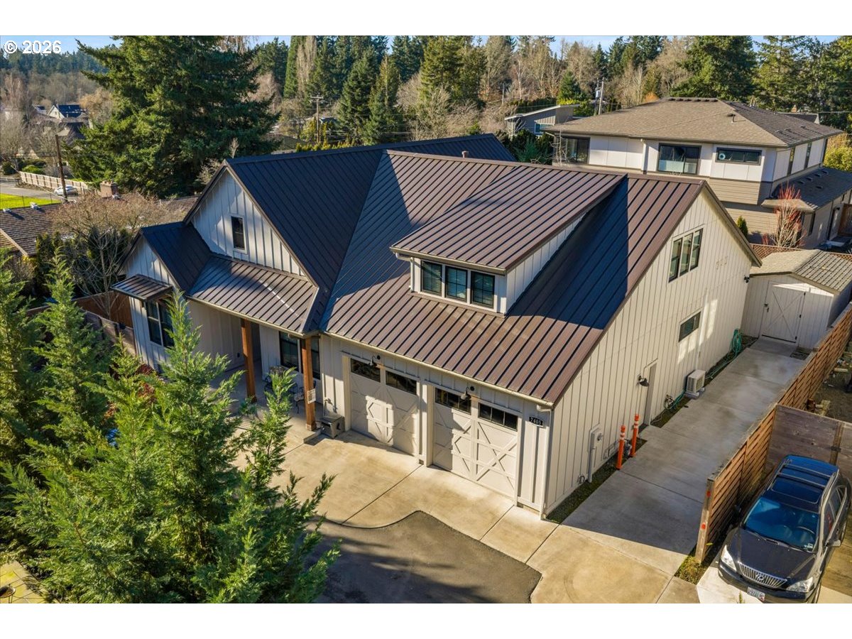 7405 Southwest 77th Avenue Portland, OR 97223 - Photo 43 of 47 a aerial view of a house with a yard