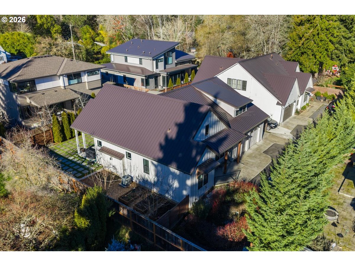 7405 Southwest 77th Avenue Portland, OR 97223 - Photo 45 of 47 a aerial view of a house with a yard
