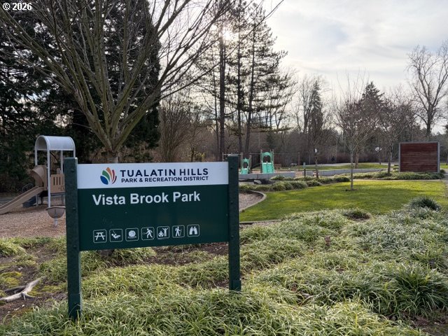 7405 Southwest 77th Avenue Portland, OR 97223 - Photo 47 of 47 a view of a park with welcome board