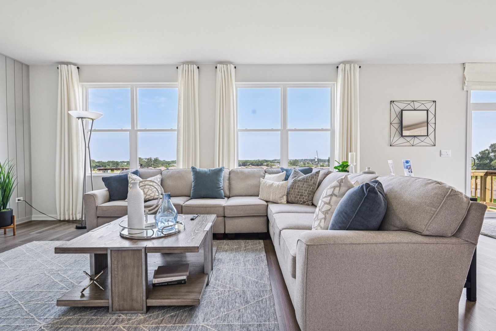 278 Snowdrop Lane Elgin, IL 60124 - Photo 18 of 54 a living room with furniture kitchen view and large window