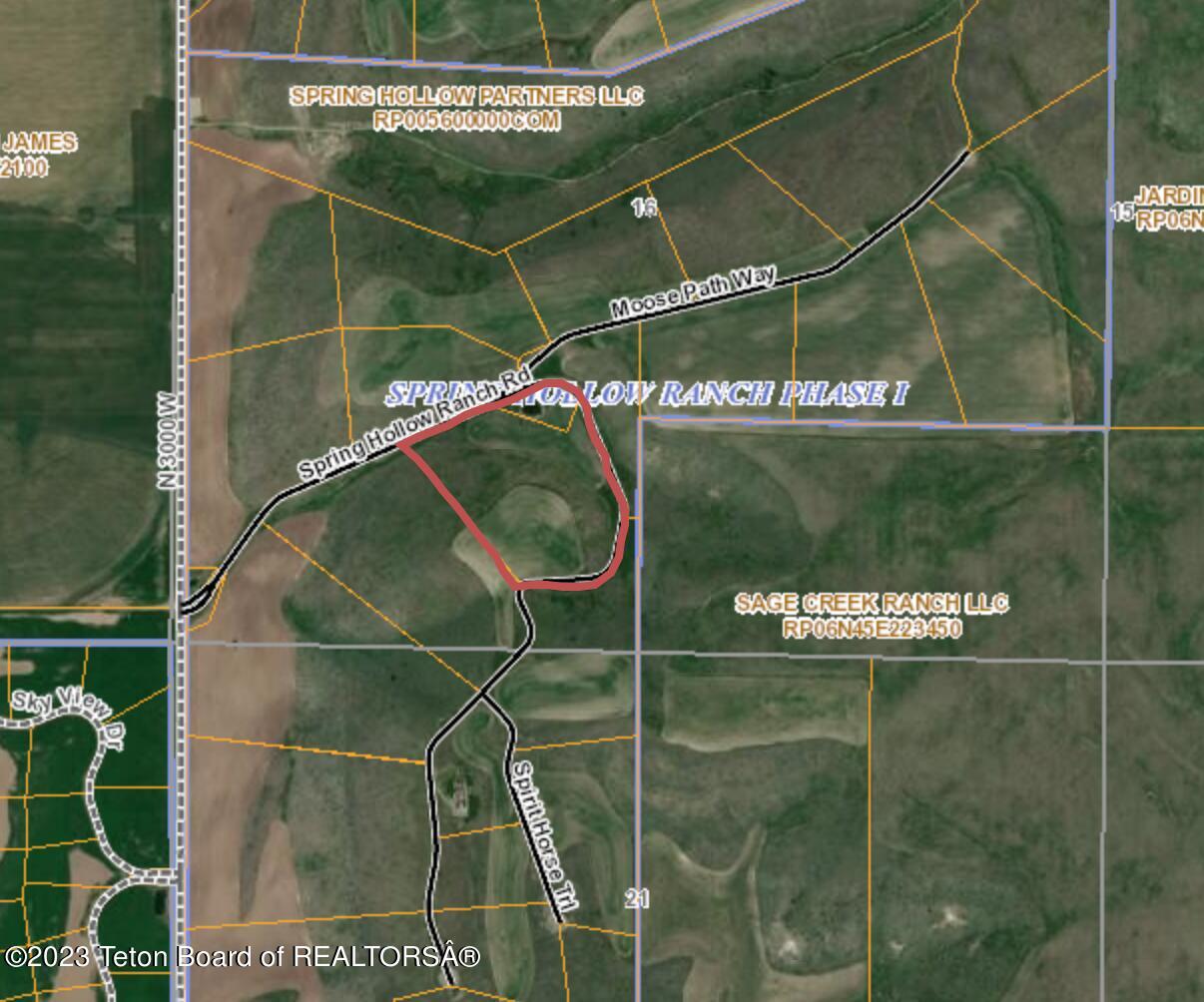 2633 Spring Hollow Ranch Road Tetonia, ID 83452 - Photo 13 of 18 SHR - Lot 5 aerial