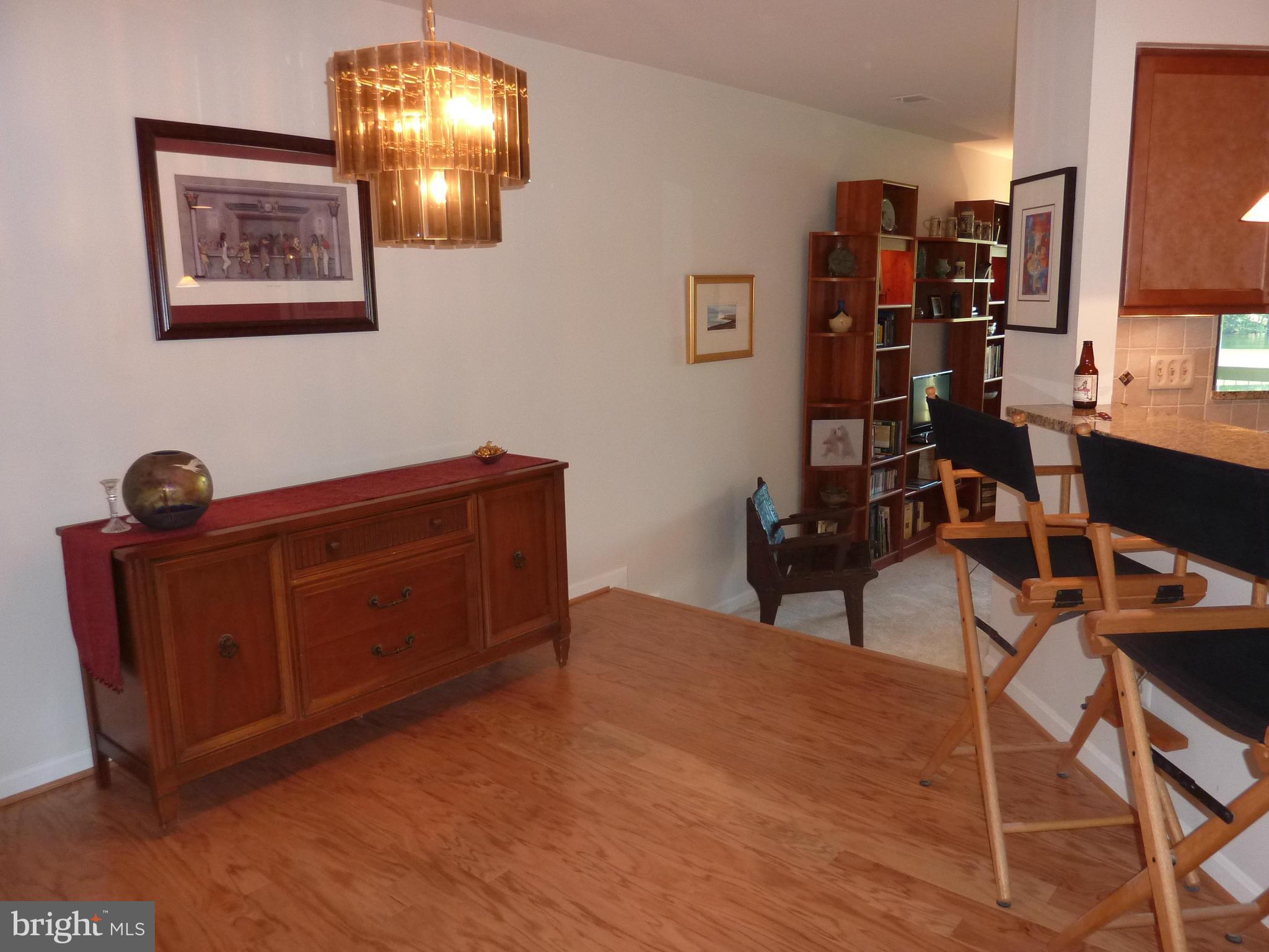11300 Harbor Court, Unit 113 Reston, VA 20191 - Photo 8 of 26 Dining Room with new hardwood flooring