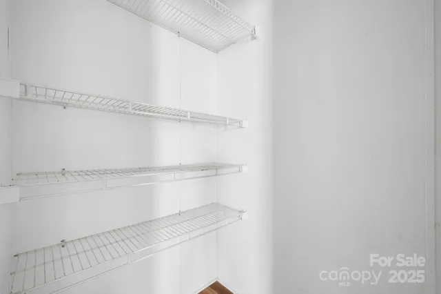 a close view of closet