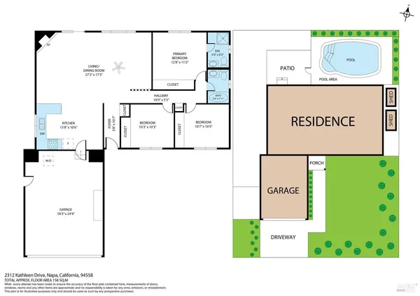 a picture of a floor plan