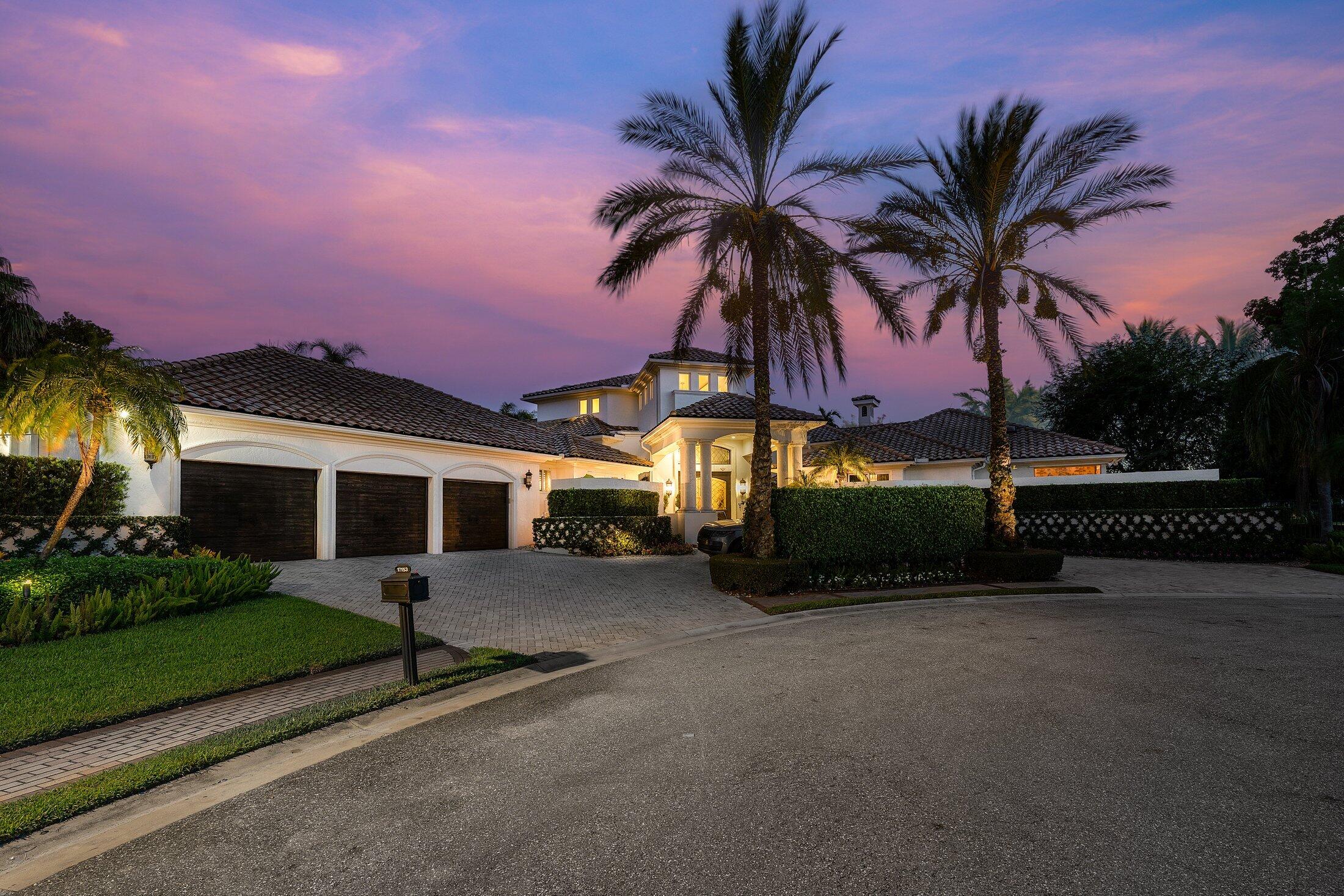 17153 Ericarose Court Boca Raton, FL 33496 - Photo 76 of 133 Exterior Front- Dusk