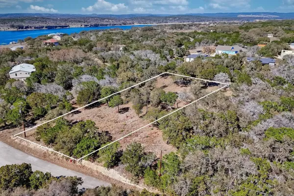 a view of a forest with a street