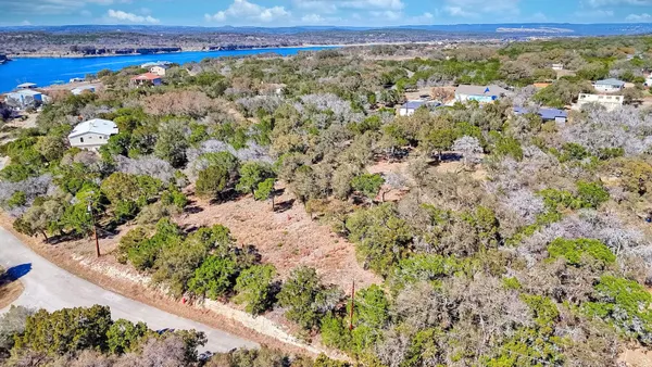 a view of a large green field with lots of bushes