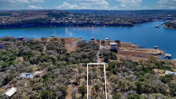 a view of a lake with a mountain view