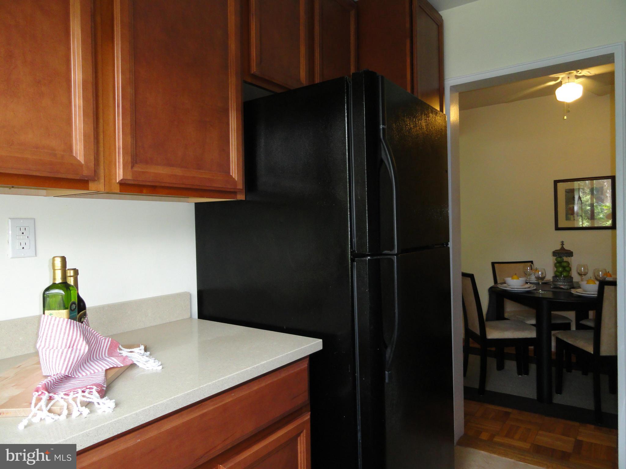 3901 Tunlaw Road Northwest, Unit 701 Washington, DC 20007 - Photo 22 of 29 Kitchen: Full Size Fridge