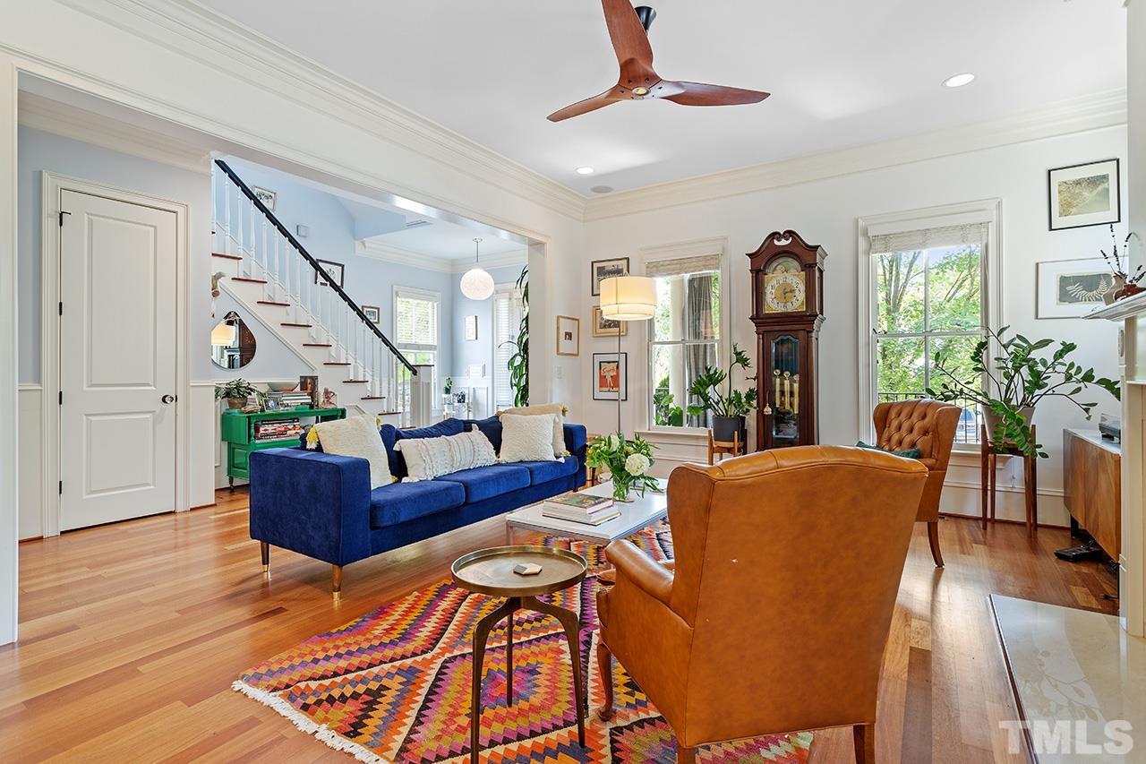 3100 Raymond Street Raleigh, NC 27607 - Photo 7 of 37 a living room with furniture windows and wooden floor