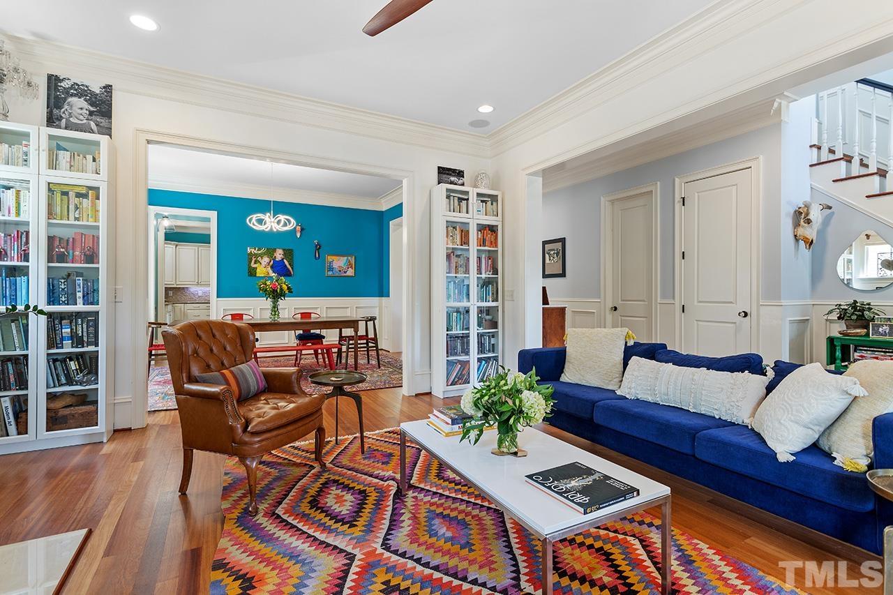 3100 Raymond Street Raleigh, NC 27607 - Photo 9 of 37 a living room with furniture and wooden floor