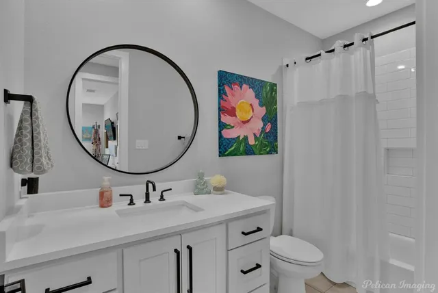 a workspace with furniture and window