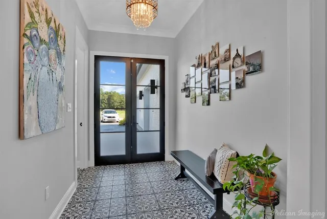 a view of a entryway