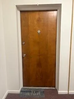 a view of a small bathroom