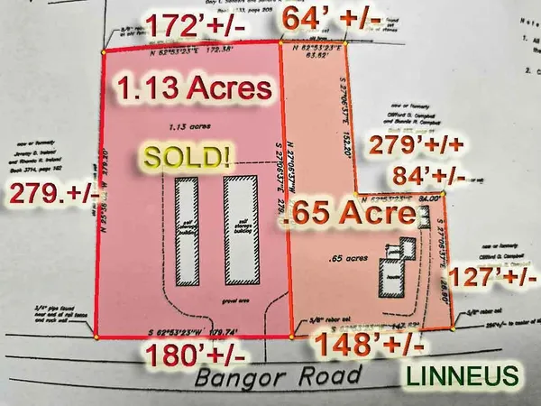 $127,500 | 1649 Bangor Road, Linneus, ME 04730