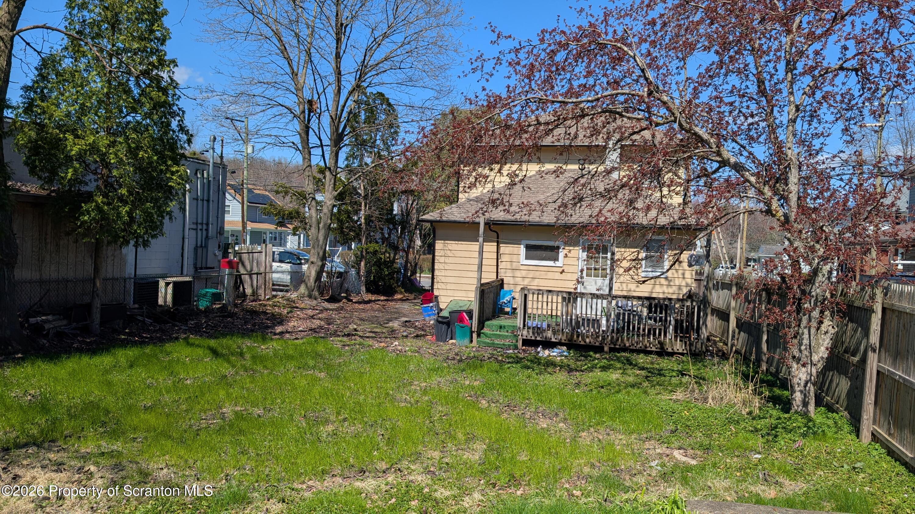 509 Main Street Duryea, PA 18642 - Photo 6 of 30 a view of house with backyard