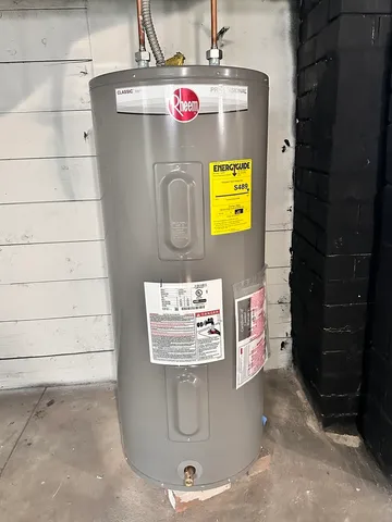 a view of water heater room