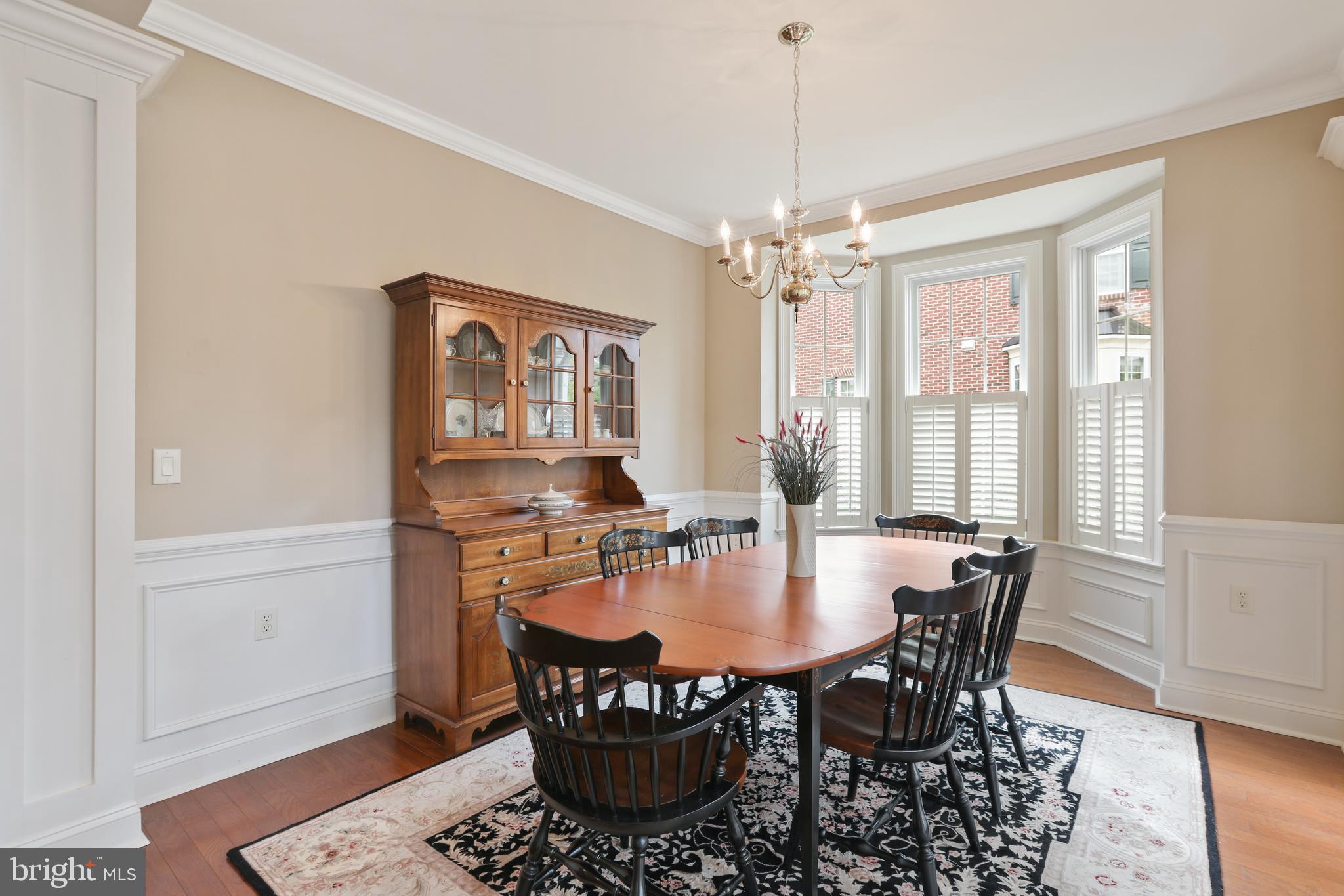 60 Rittenhouse Circle Newtown, PA 18940 - Photo 11 of 39 Formal Dining Room Featuring Upgraded Moldings