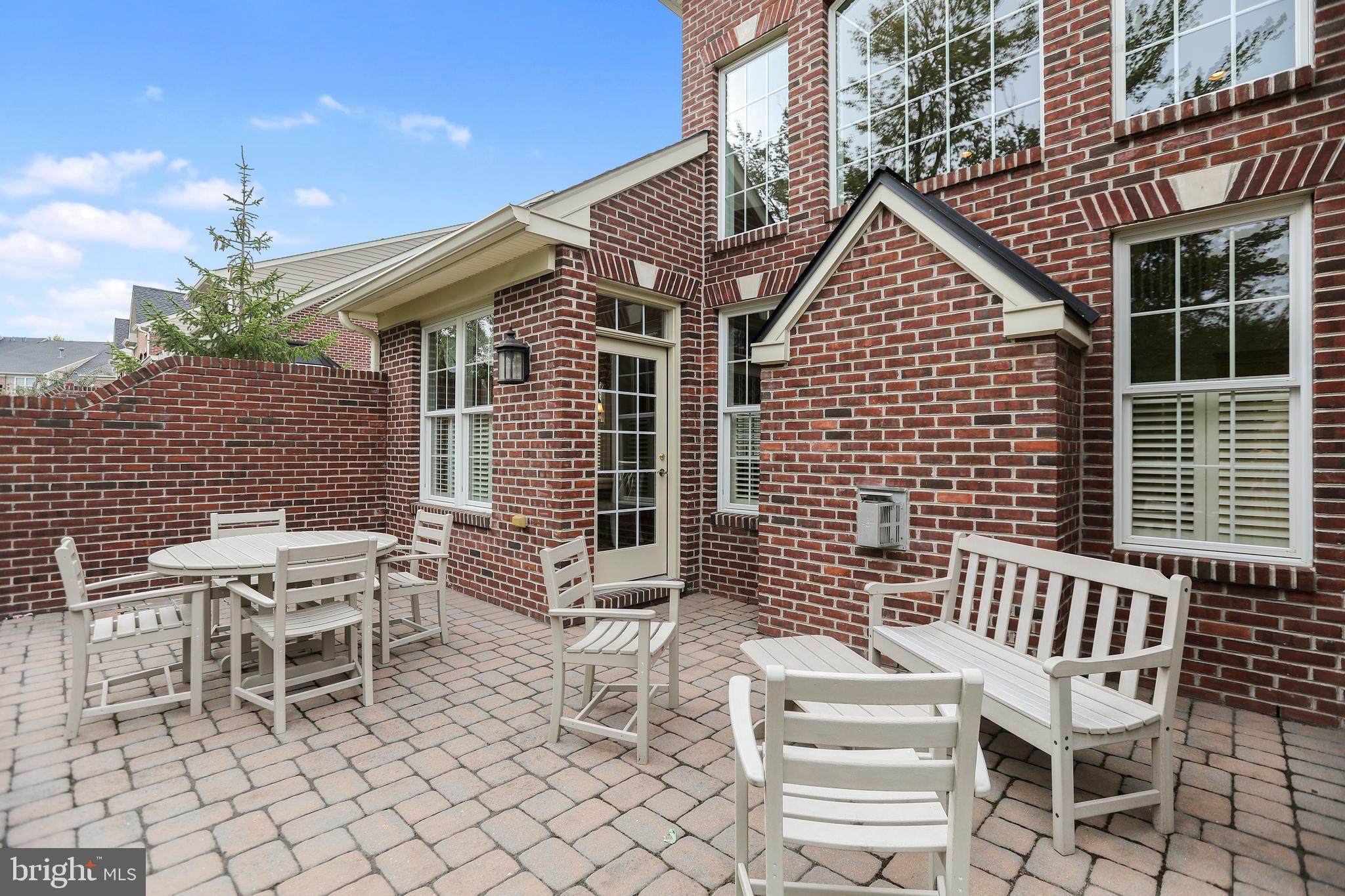 60 Rittenhouse Circle Newtown, PA 18940 - Photo 36 of 39 Expansive Fenced Paver Patio Area