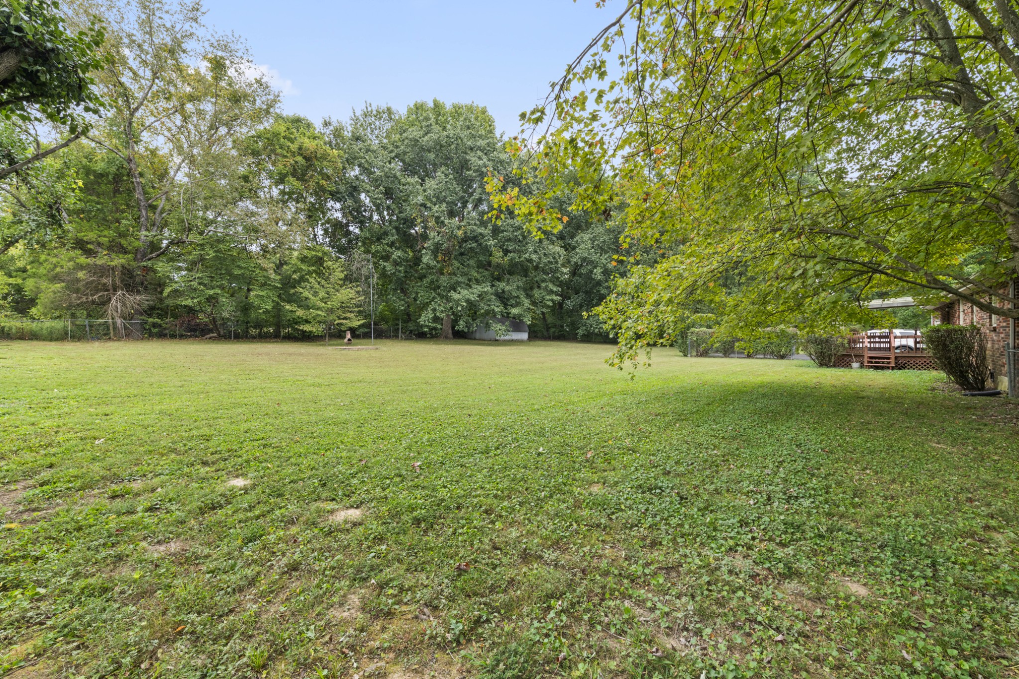 357 Raymond Hodges Road Cottontown, TN 37048 - Photo 19 of 21 a view of outdoor space with deck and yard