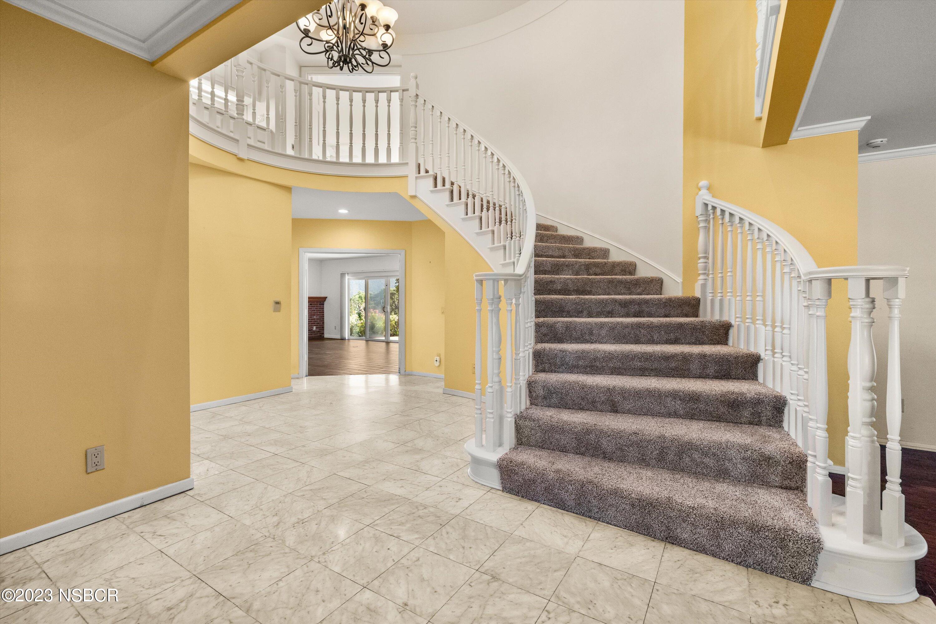 345 Meadowlark Road Santa Ynez, CA 93460 - Photo 4 of 57 a view of entryway and hall with wooden floor