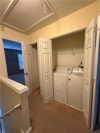 a room with storage and utility