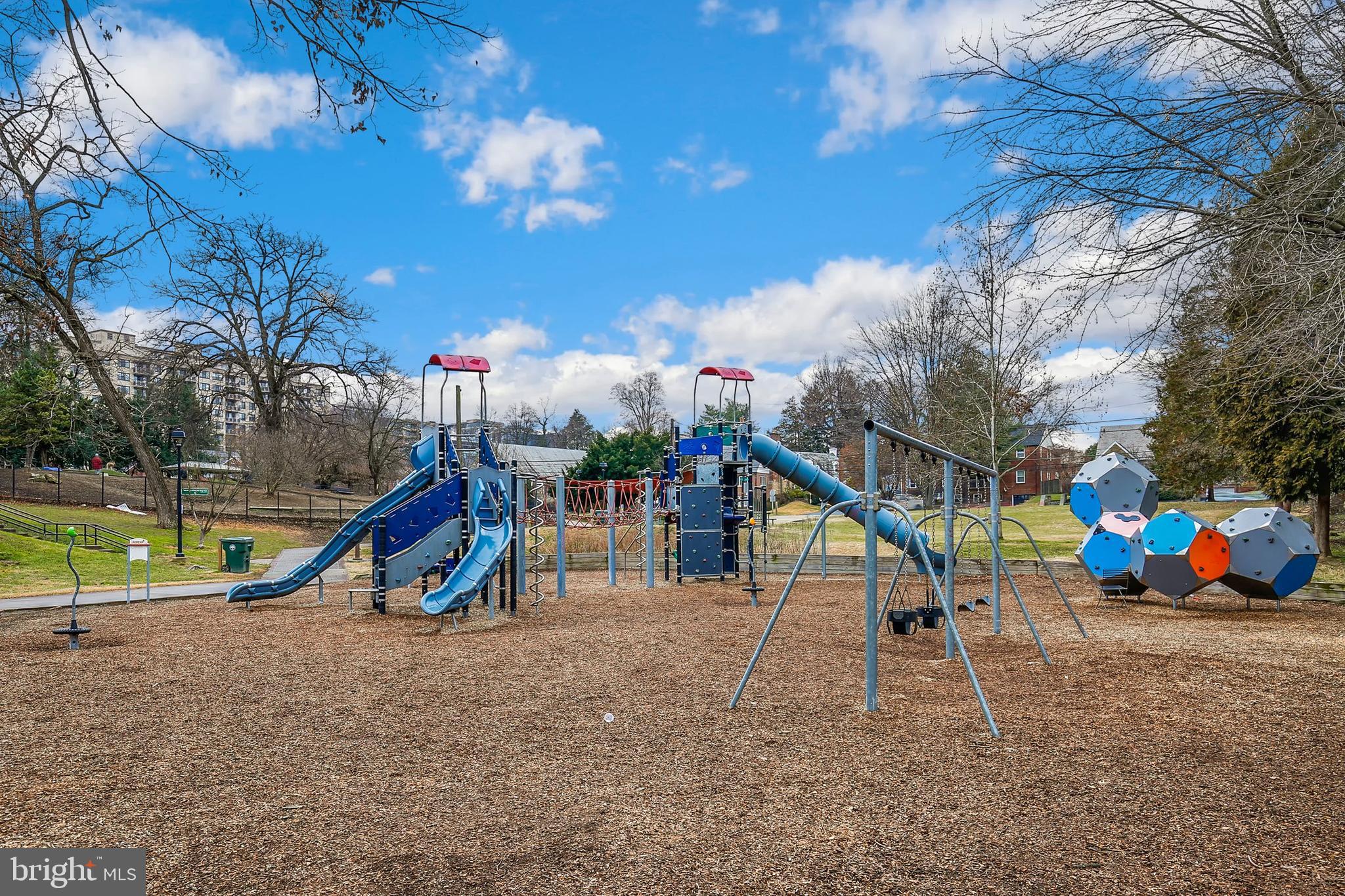 8603 Cedar Street Silver Spring, MD 20910 - Photo 44 of 46 a view of a park with swings
