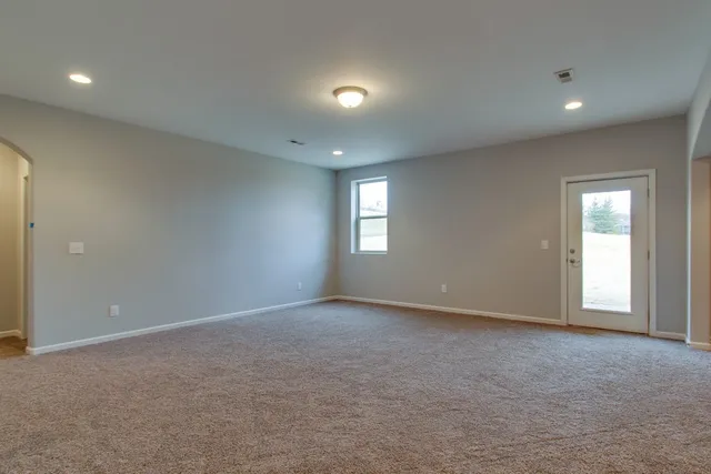 a view of an empty room