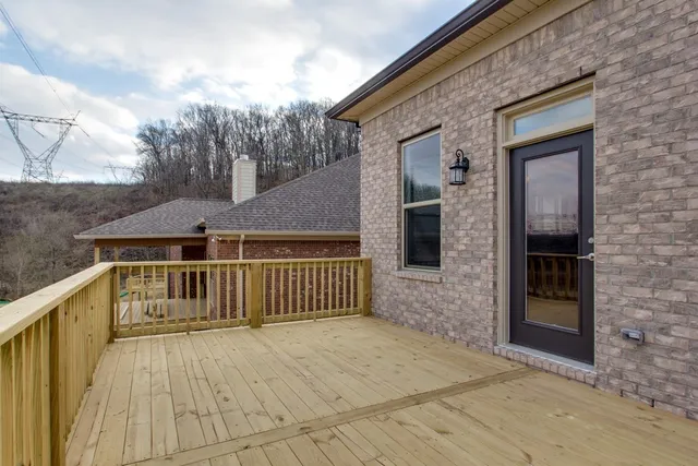 a front view of a house with balcony