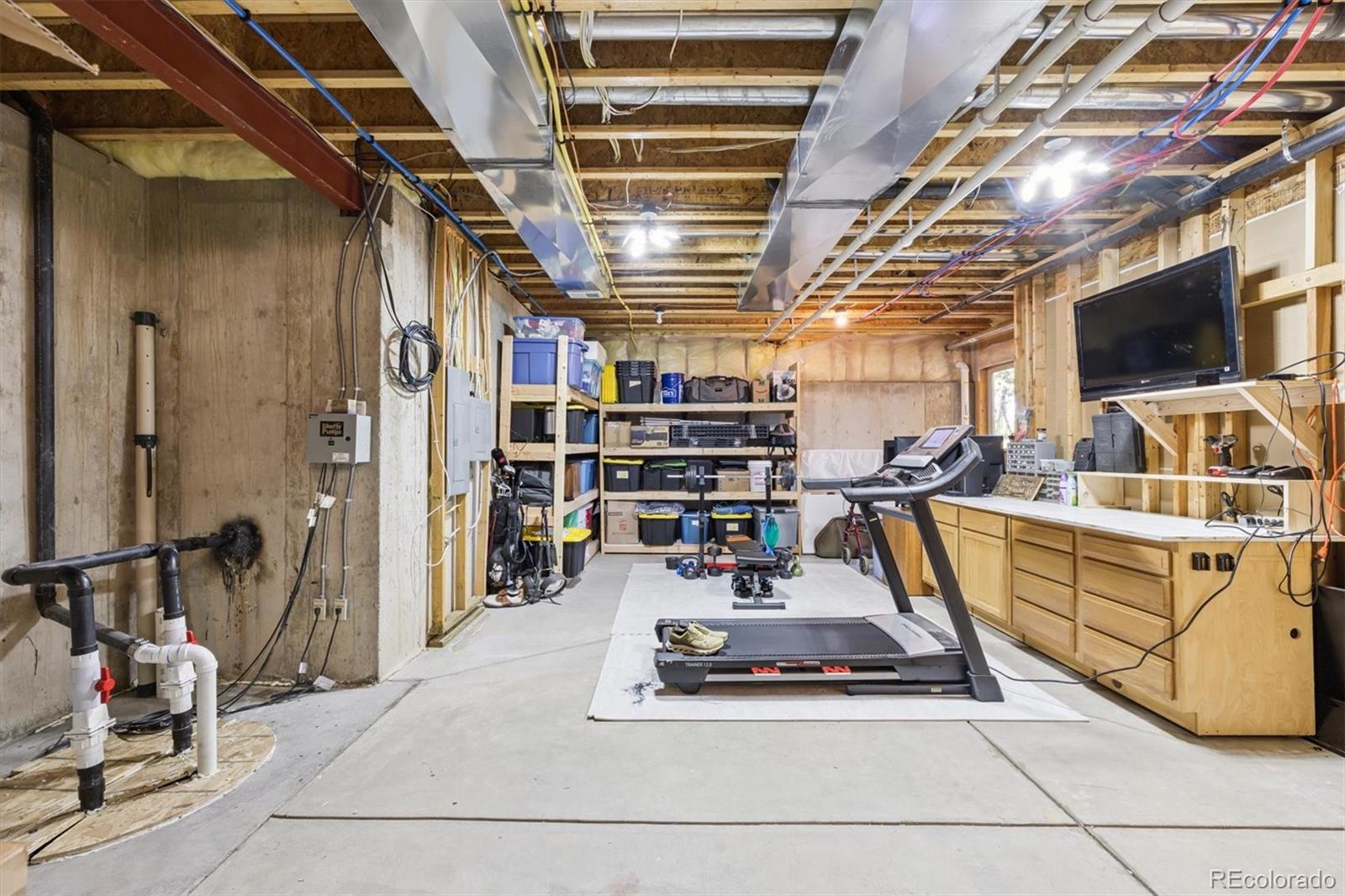 7994 Monarch Road Larkspur, CO 80118 - Photo 34 of 48 a view of a room with gym equipment