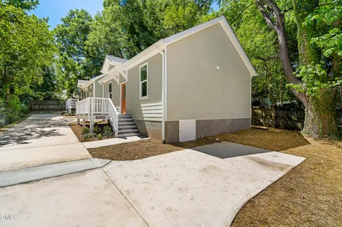 a view of a house with a patio