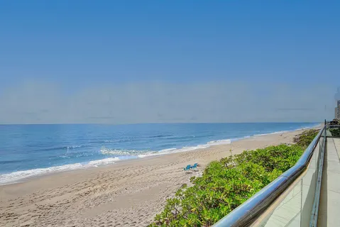 a view of an ocean beach