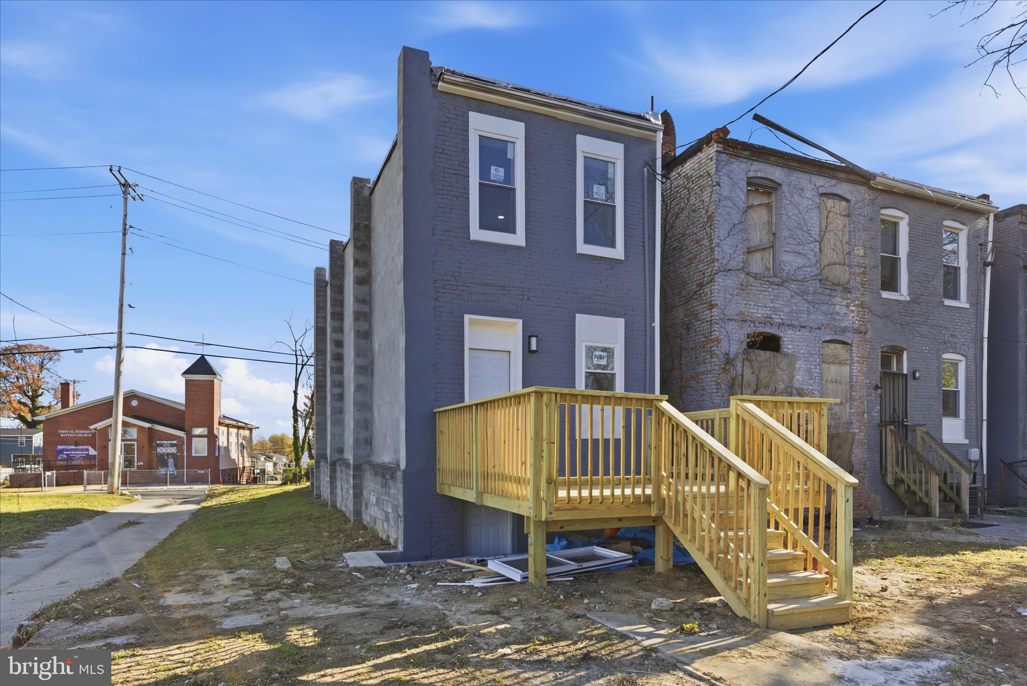 4668 Pimlico Road Baltimore, MD 21215 - Photo 26 of 32 a view of a brick building with a swimming pool