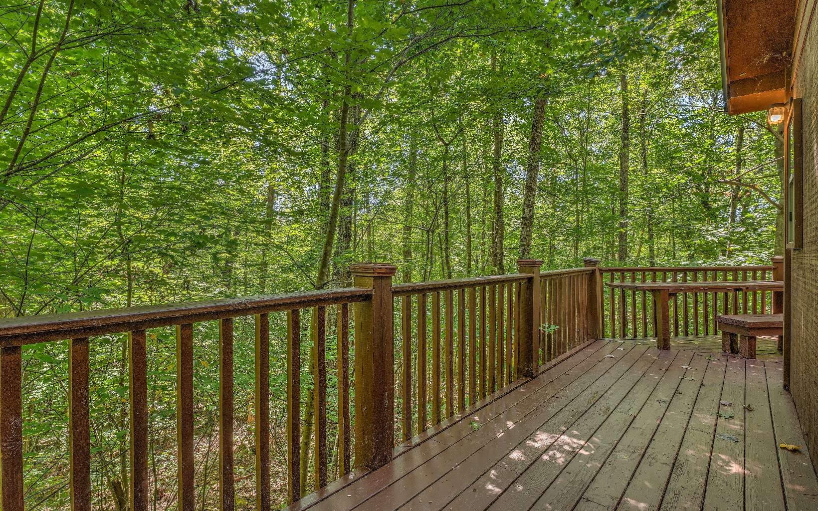 166 Nantahala Pass Road Blue Ridge, GA 30513 - Photo 40 of 40 a view of balcony with wooden floor
