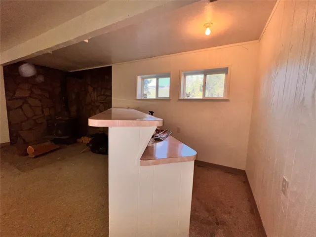 a room with storage and utility