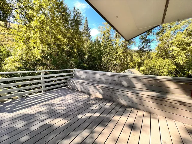 a view of outdoor space with deck