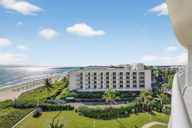 a view of an ocean and beach