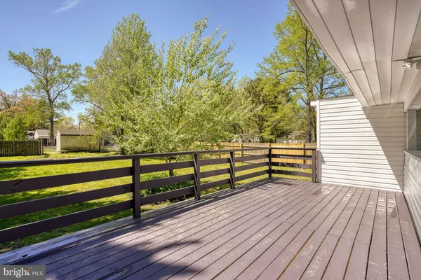 a view of outdoor space and deck