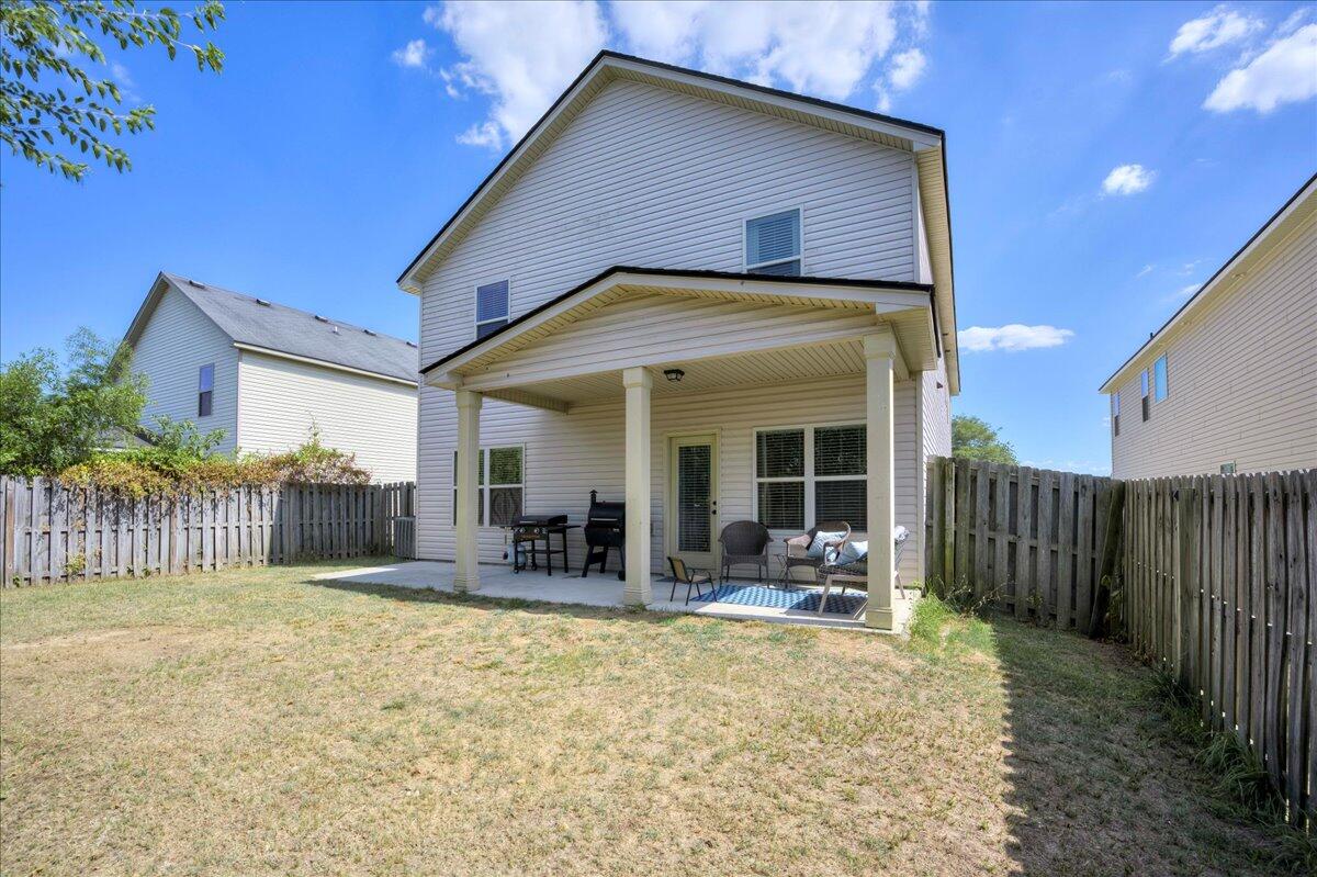 3315 Grove Landing Circle Grovetown, GA 30813 - Photo 29 of 37 Large covered porch with extra patio