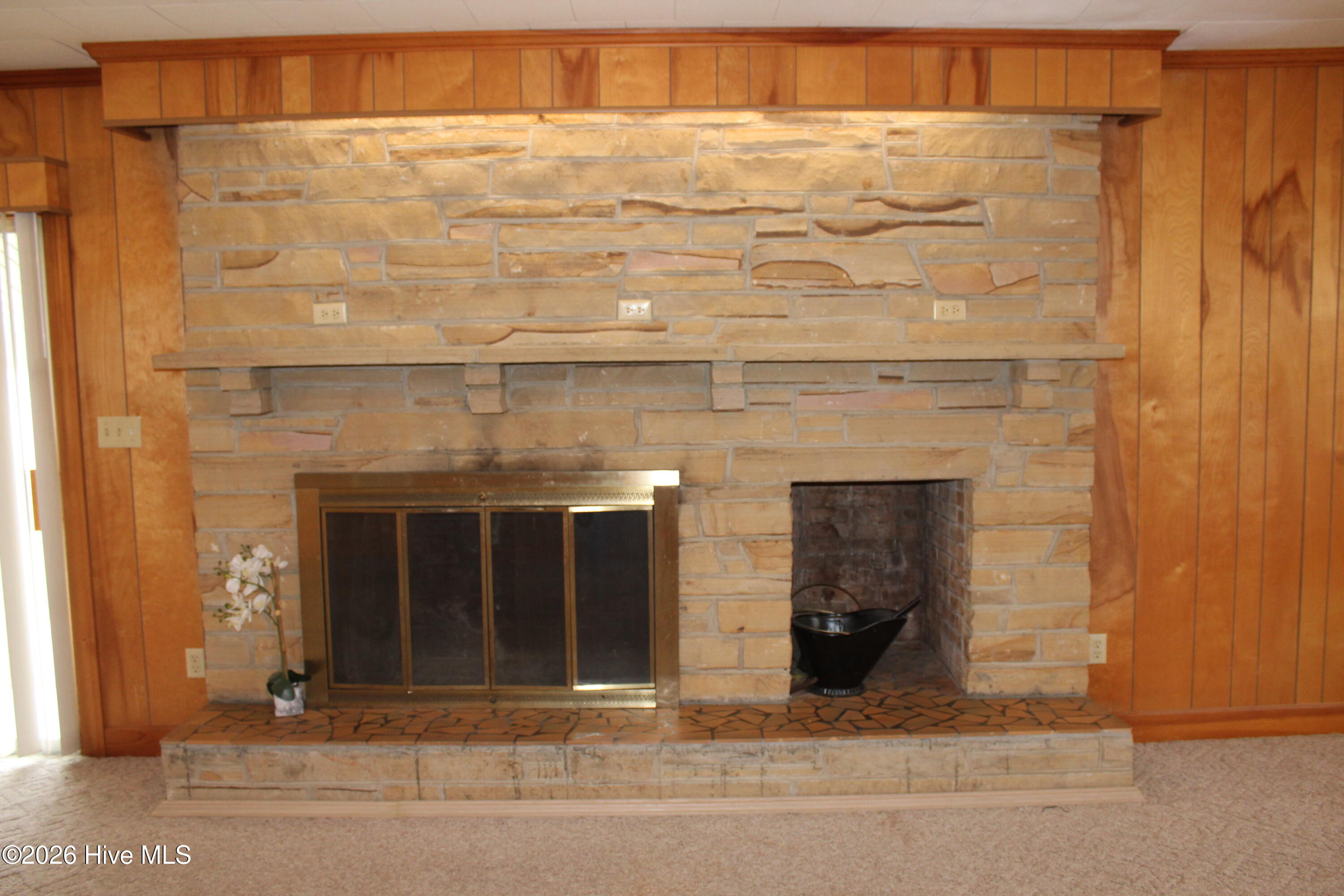 167 Lake Road Newport, NC 28570 - Photo 6 of 36 Stone Fireplace in Den