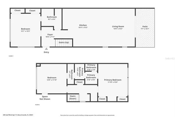 $4,250 | 290 Gulf Boulevard, Unit 17, Boca Grande, FL 33921