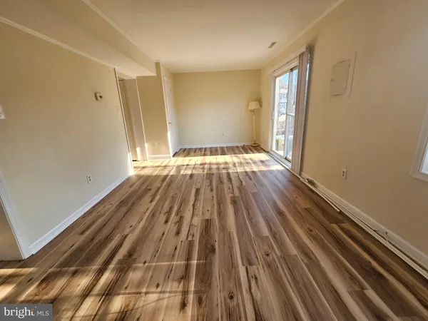 a view of wooden floor in a room