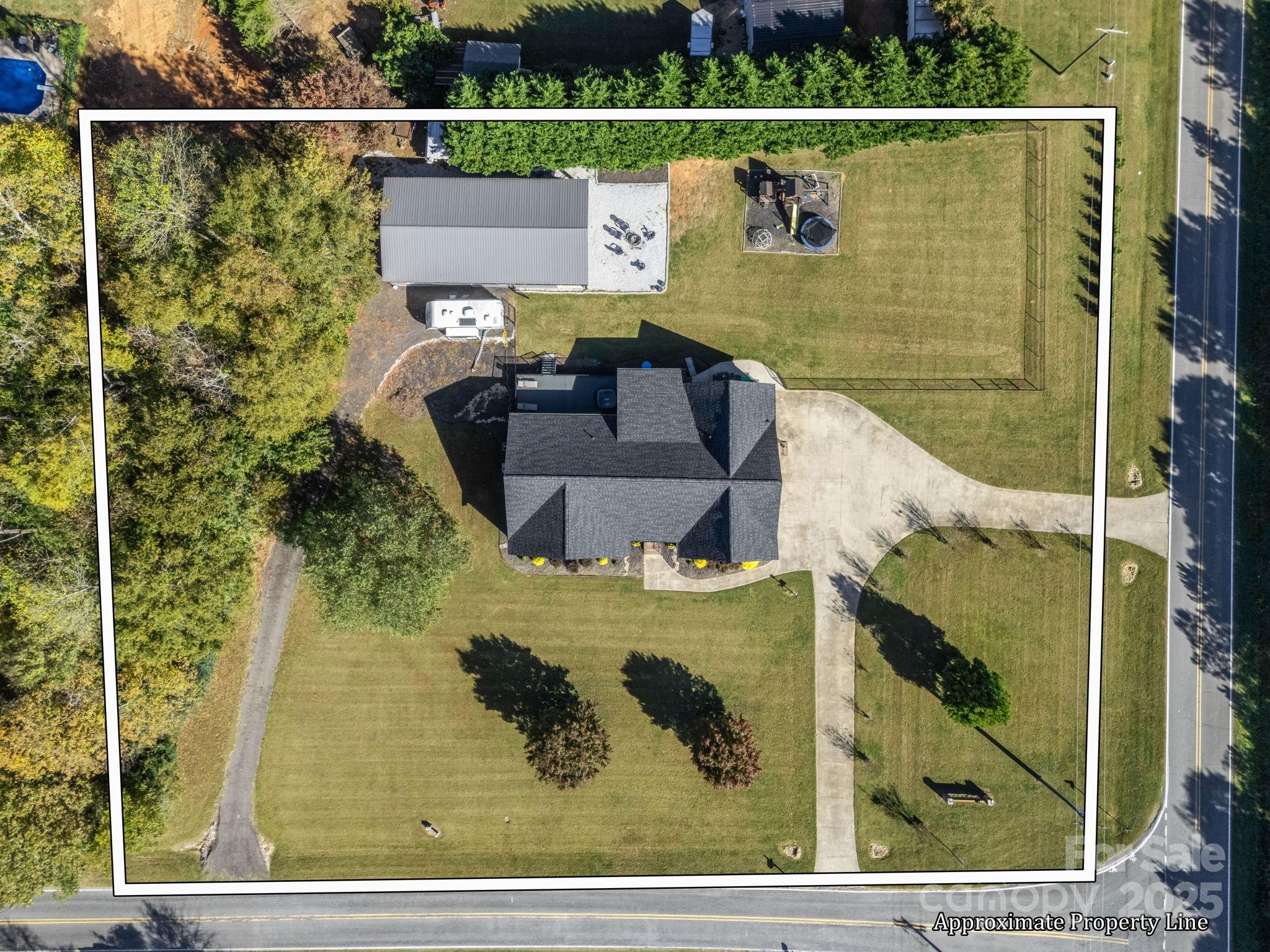243 Laren Road Shelby, NC 28152 - Photo 3 of 47 a bird view of a house