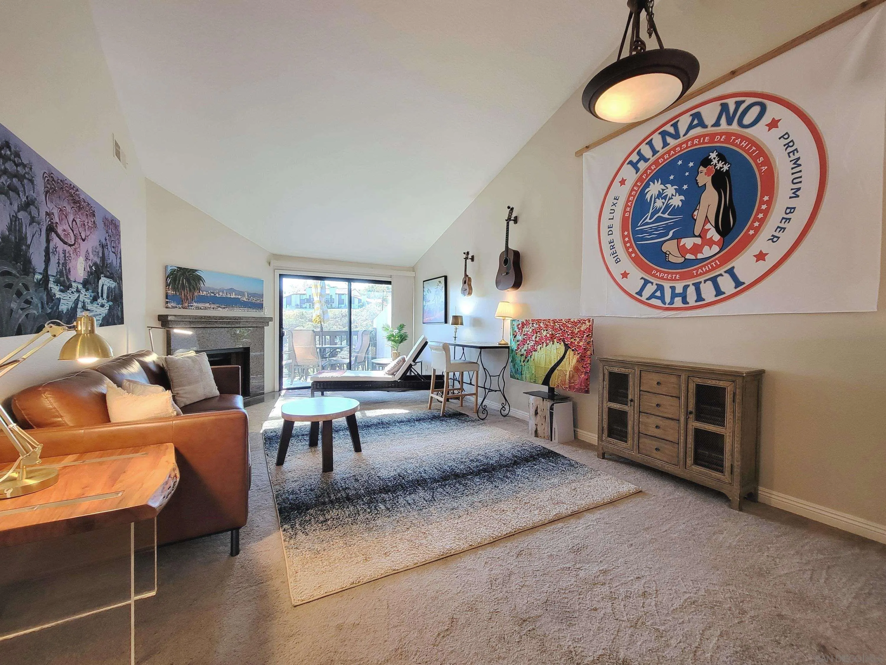 116 South Darien Drive Encinitas, CA 92024 - Photo 9 of 27 a living room with fireplace furniture and a window