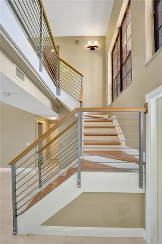 a view of entryway with stairs