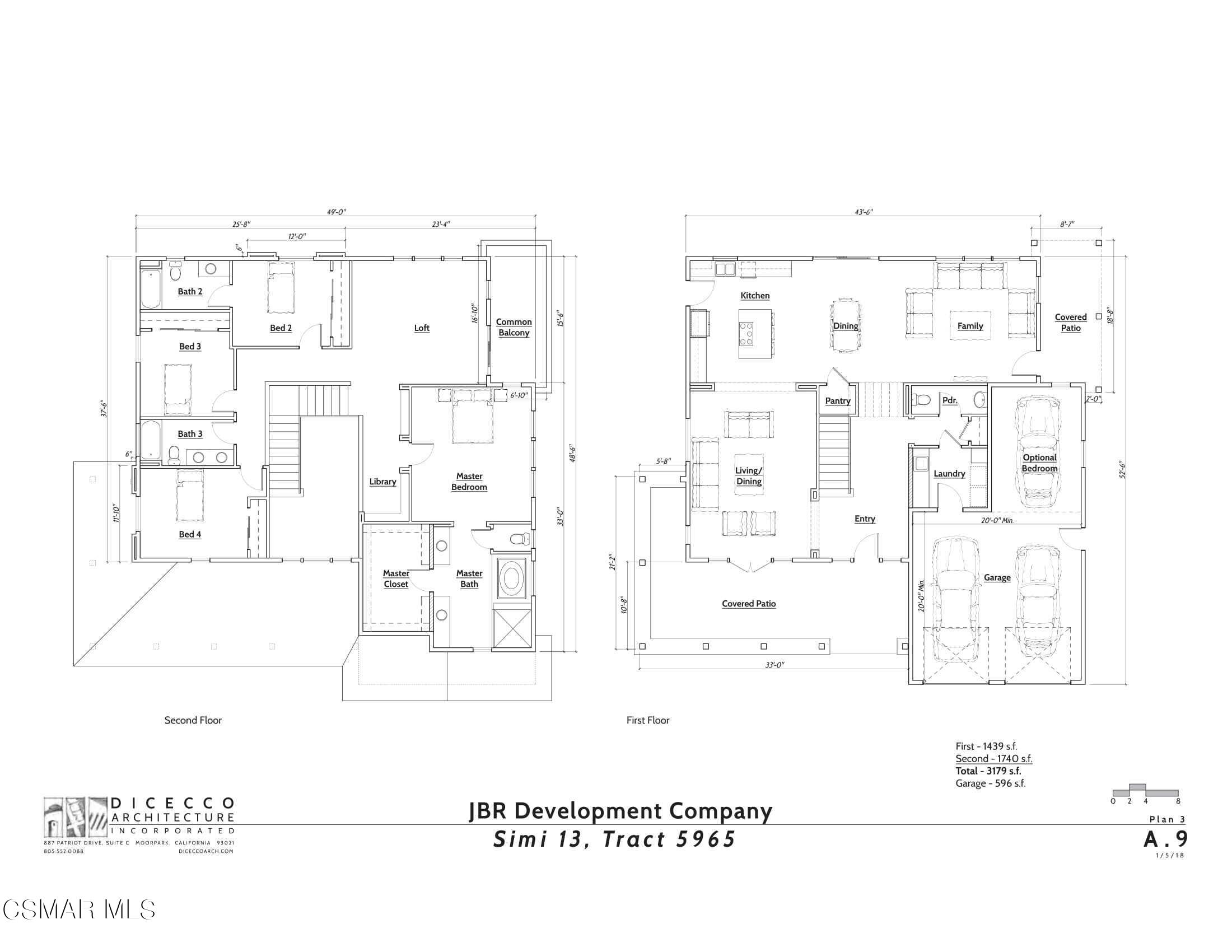 4659 Summit Avenue Simi Valley, CA 93063 - Photo 28 of 28 Fountainwood Plan 3 Floorplan